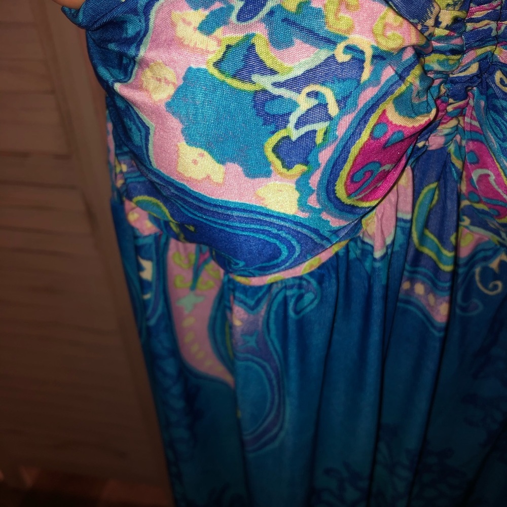 💎👛🆕 👗 Summer Strapless String Halter Turquoise - Picture 4 of 6